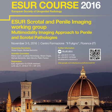 ESUR Course  2016   Florence, November  3-5, 2016