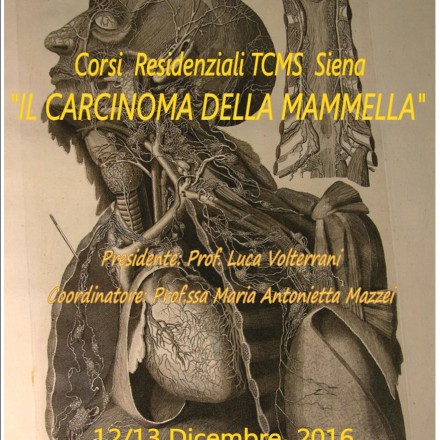 Corsi Residenziali TCMS Siena “IL CARCINOMA DELLA MAMMELLA”