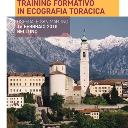 Training Formativo in Ecografia Toracica  – Belluno  16 Febbraio  2018