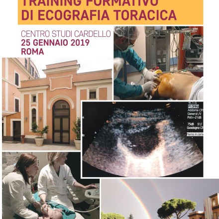 Training Formativo in Ecografia Toracica  – Roma  25 Gennaio   2019