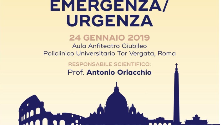 Incontri Radiologici al Policlinico Tor Vergata – LA TC IN EMERGENZA/URGENZA  Roma, 24  Gennaio  2019