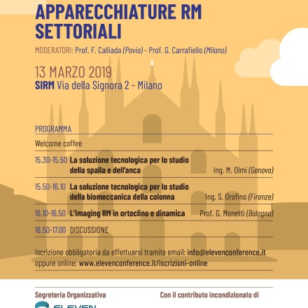 La Soluzione Tecnologica di ESAOTE per le Apparecchiature RM Settoriali,  Milano 13 Marzo  2019