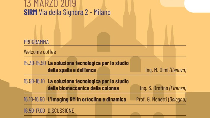 La Soluzione Tecnologica di ESAOTE per le Apparecchiature RM Settoriali,  Milano 13 Marzo  2019