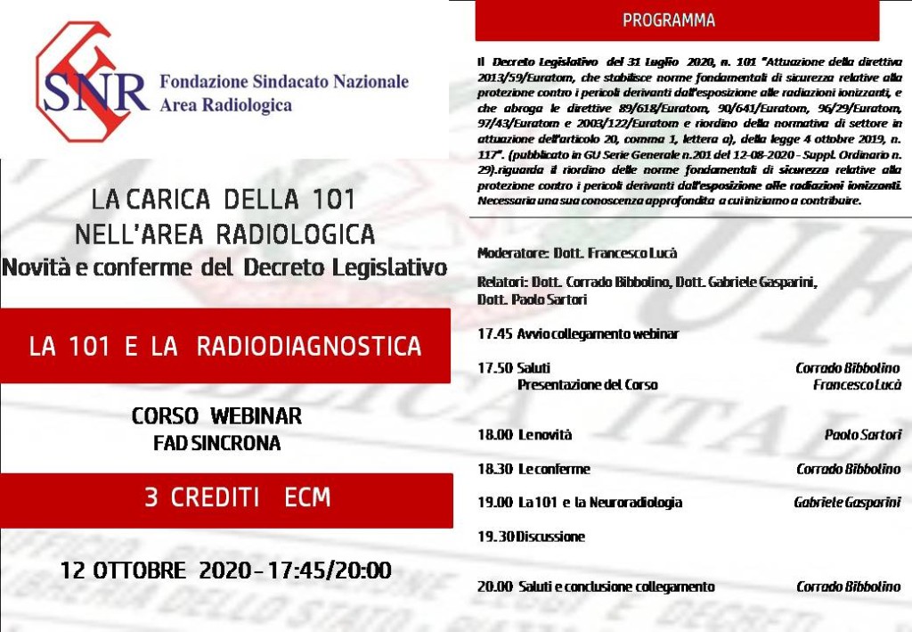 Webinar 12 ottobre