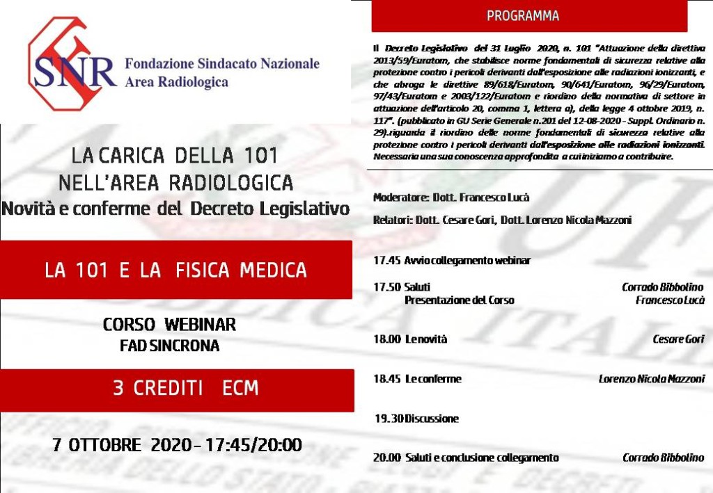 Webinar 7 ottobre