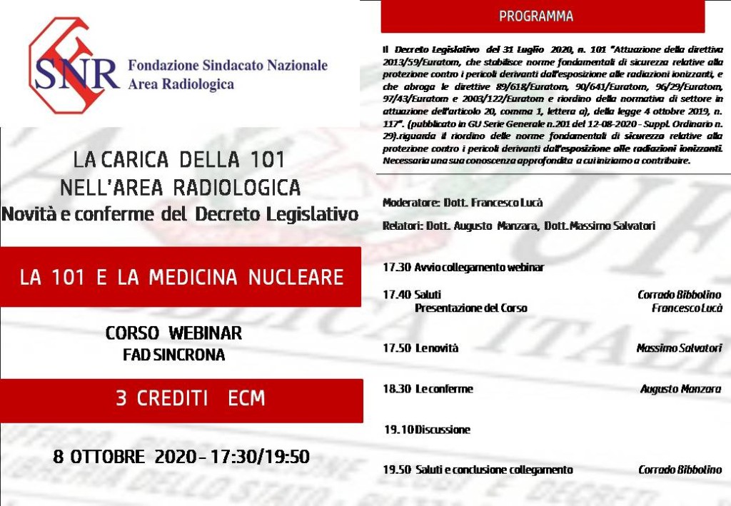 Webinar 8 ottobre