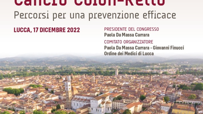 Congresso Trisocietario AIGO-SIGE-SIED Lo Screening del Cancro Colon-Retto Lucca, 17  Dicembre 2022