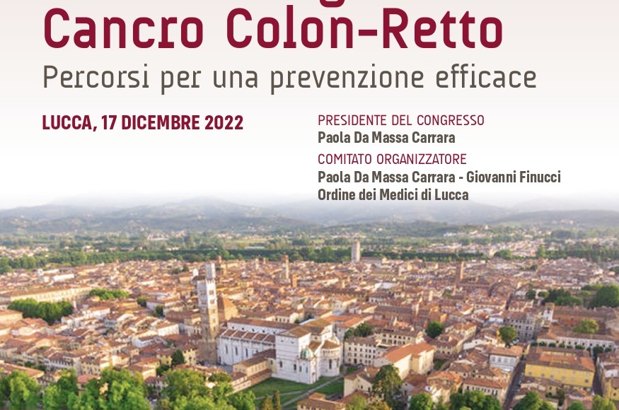 Congresso Trisocietario AIGO-SIGE-SIED Lo Screening del Cancro Colon-Retto Lucca, 17  Dicembre 2022