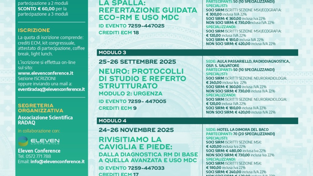 Programmi Didattici Aquilani – Programma Generale  2025