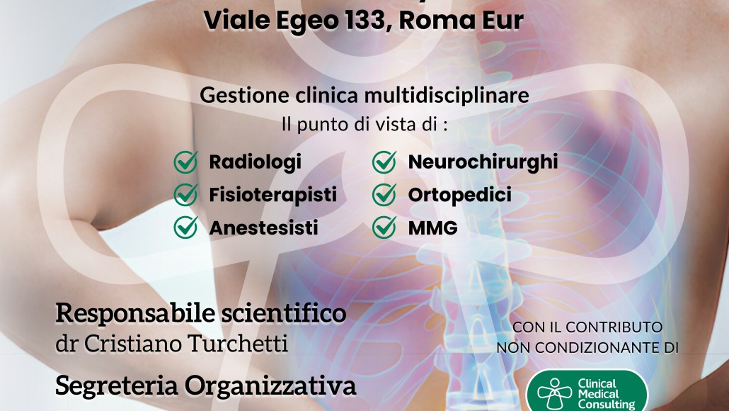 LOW BACK PAIN dalla diagnosi alla terapia –  Roma  24 Ottobre 2025
