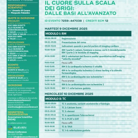 IL CUORE SULLA SCALA DEI GRIGI: dalle basi all’avanzato –  L’Aquila  9/10 Dicembre  2026 IL CUORE SULLA SCALA DEI GRIGI: dalle basi all’avanzato –  L’Aquila  9/10 Dicembre  2026